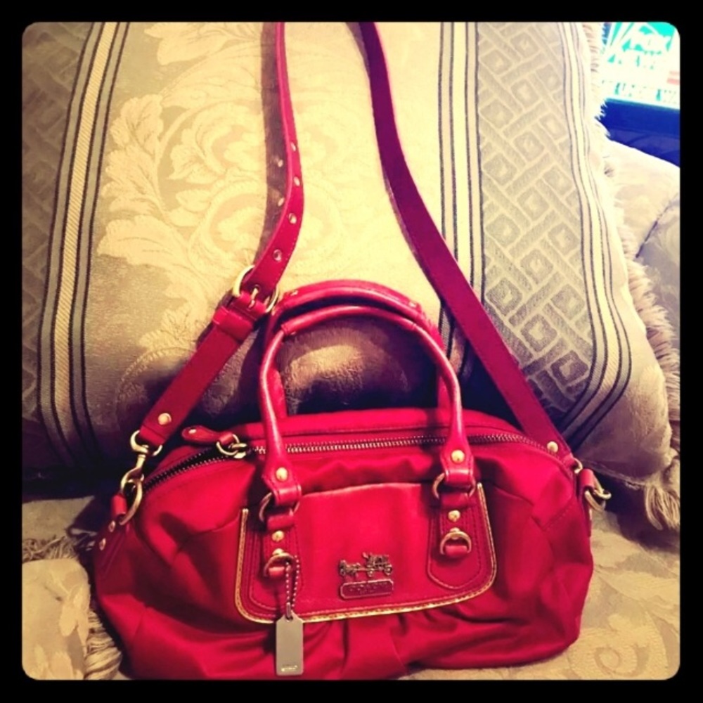 Pink Coach purse